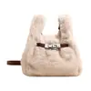Bolsa Peluda, Bolso de Mano Moderno y Versátil, Nuevo Estilo Invierno 2025, Bolso Cruzado de Hombro de Felpa y Terciopelo Súper Popular