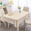 Toalha de Mesa Simples de PVC Celebridade da Internet Impermeável Anti-queimadura Anti-óleo Descartável Tapete de Mesa Retangular Plástico Mesa de Centro Sala de Estar Toalha de Mesa
