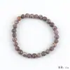 Moda europea y americana simple pulsera de ágata de cristal lujo ligero alto sentido pulsera tejida a mano con cuentas joyería mujeres al por mayor