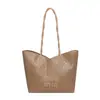 Bolso de hombro versátil de gran capacidad transfronterizo 2026 nueva tendencia de moda color sólido patrón personalizado bolso tote bolso cruzado