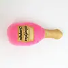 2024 nuevo en stock al por mayor juguete para mascotas juguete para perro estilo botella de vino botella de perfume fabricantes innovadores en representación del cabello