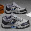 Sapatos Masculinos para Exterior Outono e Inverno Impermeáveis, Antiderrapantes e Resistentes ao Desgaste Sapatos de Caminhada para Homens de Meia-Idade Quentes e Aveludados Sapatos de Viagem Sapatos Esportivos