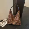 Bolso tote grande de estilo coreano, nicho retro, nueva colección otoño 2026, bolso de hombro relajado y a la moda