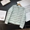 Nueva colección de invierno: chaqueta de plumón simple, versátil, de color sólido, ligera, cálida y delgada. 13608