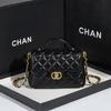 Bolso de Mano Pequeño Fragante con Cadena de Rombos Estilo Coreano para Mujer, Diario, Verano, Nueva Moda, Versátil, de Hombro Único, Cruzado