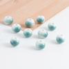 Cuentas de cerámica con cambio de horno cuentas sueltas Jingdezhen 6mm cuentas de cerámica craqueladas material para pulsera collar joyería diy al por mayor
