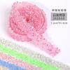 Tiras de Strass de Resina Coloridas como Gelatina com Suporte Adesivo, Strass Hotfix Autoadesivos, Suprimentos para Artesanato, Acessórios de Vestuário, Acessórios de Joias, Tiras de Strass de Resina