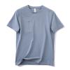 Camiseta casual esportiva ao ar livre 7A algodão respirável secagem rápida elástica moda casual gola redonda manga curta