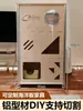 Marco de perfil de aluminio fijo, estante de almacenamiento hecho a medida, perfil de aleación de aluminio estándar europeo, material de aluminio para el hogar, armario DIY, carrito pequeño con