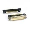 Conector Macho Db25 com Pinos Curvados para Soldagem, Conector Sólido de 25 Pinos e 25 Vias Banhado a Ouro, Conector Macho Db25 com Pino Curvado