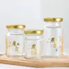 Ninho de Pássaro Cozido Fresco Instantâneo Garrafa de Vidro 50ml75ml Mel Dividido Garrafa Pequena Vazia Resistente a Alta Temperatura Transparente Selada com Tampa