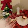 Diadema de Navidad Roja para Mujer, Pinza para el Cabello de Felpa, Diadema para Lavar la Cara, Pinza para el Cabello Popular en Internet, Accesorios para el Cabello, Tocado