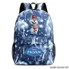 Directo de fábrica Mochila estampada de Frozen mochila de animación para escuela primaria bolsa de dibujos animados con estampado en caliente gran capacidad