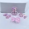 Oso Lindo Tridimensional Colorido de Acrílico para Accesorios de Cabello DIY, Aretes, Pinzas para el Cabello, Fundas de Teléfono, Materiales para Accesorios de Hebilla de Zapatos