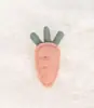 Nuevo Parche de Tela con Relieve de Zanahoria de Dibujos Animados Ultrasónico Parche DIY para Pasador de Pelo de Niños Leggings Accesorios de Ropa Lindo