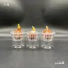 Vaso Hidropônico Transparente de Plástico Cilíndrico com Cesta de Plantio Pode Cultivar Frutas, Vegetais, Feijões, Sementes, Flores e Plantas Verdes