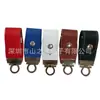 Memoria USB de cuero 8G Memoria USB 16G memoria USB de cuero con anillo 32G memoria USB de cuero genuino 4G