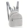 Mochila Mais Vendida Transfronteiriça Mini Cor Sólida Mochila Multicolorida Mochila de Veludo da Moda Mochila Pequena Simples Casual para Homens e Mulheres