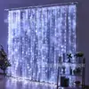 Luzes Decorativas LED Novas Transfronteiriças Coração Girly Fio de Cobre Cortina Luzes Decoração de Quarto Decoração de Feriado Cores Céu Estrelado