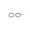 Acero Inoxidable con Baño de Oro de 18K Anillo para Llaves Anillo Plano Agujero para Llave DIY Llavero Accesorios para Joyería Venta al por Mayor