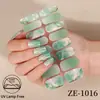 Pegatinas Nuevas para Uñas Zhengxiang Transfronterizas con Lámina Dorada, Efecto Mármol, Película de Esmalte Impermeable, Pegatinas para Uñas Cielo Estrellado al por Mayor