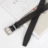 Cinturón de Mujer de Cuero Genuino Estilo Coreano Transfronterizo Versátil con Hebilla de Pin para Afinar la Cintura Accesorios para Jeans Cinturón de Mujer Listo para Stock de Fábrica