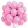 Globo de Látex Color Sólido Engrosado de 10 Pulgadas Fiesta de Cumpleaños Decoración de Fiesta Set de Globos Modelo Más Vendido Transfronterizo