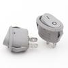 Interruptor de barco KCD1 trípode, dos patas, dos velocidades, tres velocidades con luces, interruptor basculante ovalado de barco 6A/250V