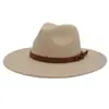 Chapéu de Jazz de Caxemira com Aba Larga Transfronteiriço para Senhora e Cavalheiro Estilo Coreano Moda Topper Festa Chapéu Combinando com Casaco de Festa