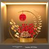 Fruta Vermelha Fortuna Fruta Decoração Flor Artificial Sala de Estar Baga Azevinho Enfeites Decorativos Baga Vermelha Simulada Fruta Vermelha