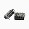 Assento fêmea usb2.0 corpo curto 10.0mm assento fêmea USB plugue frontal pino traseiro ultrafino H = 5.7mm conector patch