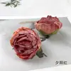 Floco de Neve Borda Queimada Simulada Flor Rosa Bolha Atacado DIY Acessórios de Material para Adereço de Cabeça Retrô Corsage Enfeites para Fotografia