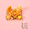 Novo Pacote de Materiais DIY para Casa de Bonecas Enfeites de Resina Acabados Animais de Paisagem em Miniatura Brinquedos de Comida Carros Enfeites de Mesa