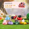 Caja misteriosa mini de cristal de animales súper dulce popular de Xiaohongshu, decoración de escritorio más vendida, figura de juguete de moda, caja misteriosa al por mayor