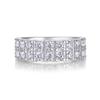 Anillo Trendy de Lujo Ligero de Plata S925 con Moissanita Anillo para Mujer Transfronterizo al por Mayor Anillo Multicapa que no se Desvanece Diseño de Nicho