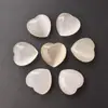 Piedra Natural de Venta Caliente Transfronteriza 30*12 Corazón No Poroso Cristal Rosa Accesorios de Juguete Arqueológico Corazón DIY Pequeño Regalo