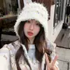 Gorro de Punto Cacuss para Mujer para Otoño e Invierno, Nuevo Gorro Holgado de Bloques de Color de Moda con Protección para las Orejas y Calidez