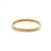 Nuevo brazalete de mujer de estilo coreano de moda, brazalete de zircón tipo panal, brazalete geométrico dorado simple estrellado