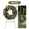Estante Triangular de Barro Floral al por Mayor con Descuento Soporte de Flores para Cementerio con Espuma Floral Base de Flores para Festival Conmemorativo