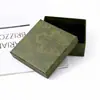 Cajas de Regalo Verdes de Alta Gama Personalizadas de Fábrica, Cajas de Papel Personalizadas para Collares y Pulseras, Cajas de Empaque, Cajas de Joyería