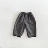 Jeans de Color Sólido para Niños 2026 Nuevo Otoño Pantalones Suaves Simples para Bebés Niños Ropa de Otoño zqk6415