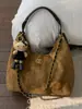 Bolso Pequeño Acolchado con Hilo Vintage para Mujer 2025 Nueva Moda Bolso Cruzado Versátil de Hombro a la Axila Súper Popular