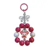 Colgante de Cadena para Teléfono de Muñeca Linda Estilo Ins Llavero Llavero de Moño Cadena para Bolso para Mujeres