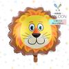 Globos de Papel de Aluminio con Cabeza de Animal de Dibujos Animados León Tigre Jirafa de la Selva Fiesta Temática de Animales Decoración de Cumpleaños Props