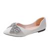 Sapatos Mocassins Versáteis Femininos para Combinar com Saias, Sapatos Elegantes de Noite Estilo Francês, Novos Sapatos de Salto Baixo Retrô 2026 para Mulheres, Verão
