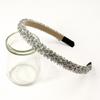 Estilo Coreano Quatro Drenagens Diamante Exquisito Aro de Cabelo Acessórios de Cabelo Aro de Cabeça de Cristal Aro de Cabelo Puro Feito à Mão Atacado