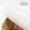 Franela de 2 hebras terciopelo brillante terciopelo dorado bola de lana tejido de chenilla mezclado bufanda tejida hilo de algodón para zapatos