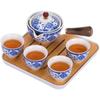 TikTok Juego de Té de Cerámica para Viaje Perezoso Portátil Celebridad de Internet Bienestar Juego de Té Kung Fu Totalmente Automático Juego Pequeño Regalo