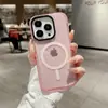 Funda de Teléfono Magnética Anticaídas de Dos Colores de Comercio Exterior Adecuada para Apple 15 Promax Magnética 16 Moderna 12 Multicolor 11