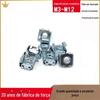 Porcas Cassete com Fivela Porcas de Gabinete Porcas Quadradas de Ferro M4M5M6M8M10M12